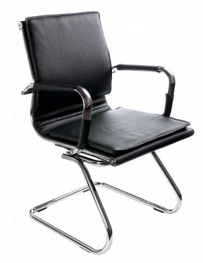 Кресло для посетителя Бюрократ CH-993-Low-V/Black на черный в Мулымье - mulymya.germes-mebel.ru | фото