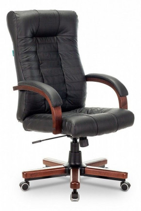 Кресло для руководителя KB-10WALNUT/B/LEATH в Мулымье - mulymya.germes-mebel.ru | фото