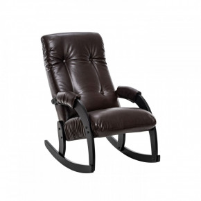 Кресло-качалка Модель 67 Венге, к/з Vegas Lite Amber в Мулымье - mulymya.germes-mebel.ru | фото
