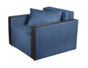 Кресло-кровать Милена с подлокотниками (синий) Велюр в Мулымье - mulymya.germes-mebel.ru | фото