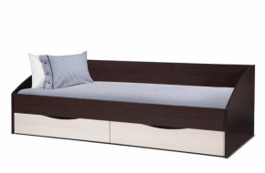 Кровать одинарная "Фея - 3" симметричная New (2000Х900) венге/вудлайн кремовый в Мулымье - mulymya.germes-mebel.ru | фото