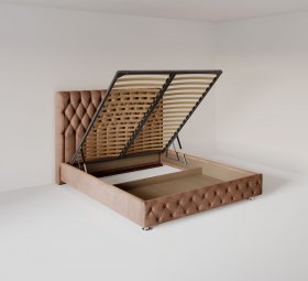 Кровать Версаль 2.0 м с подъемным механизмом в Мулымье - mulymya.germes-mebel.ru | фото
