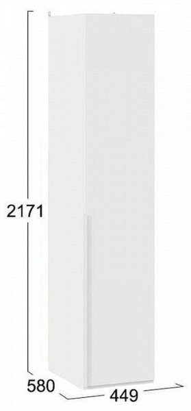 Шкаф для белья Порто СМ-393.07.001 в Мулымье - mulymya.germes-mebel.ru | фото