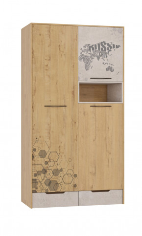 Шкаф для одежды 3 двери и 2 ящика Шк134.0 ДС Стэнфорд в Мулымье - mulymya.germes-mebel.ru | фото