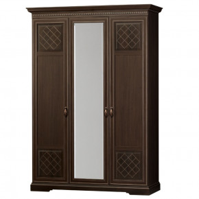 Шкаф для одежды 3-дверный №800 Парма Дуб нортон темный в Мулымье - mulymya.germes-mebel.ru | фото