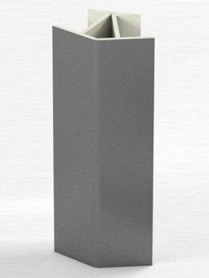 Угловое соединение для цоколя 135 гр. h150 мм (Алюминий, Белый, Черный, Сономаый) в Мулымье - mulymya.germes-mebel.ru | фото